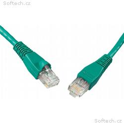SOLARIX patch kabel CAT6 UTP PVC 2m zelený snag-pr