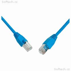 SOLARIX patch kabel CAT5E SFTP PVC 0,5m modrý