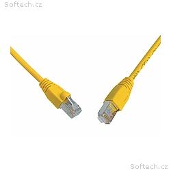 SOLARIX patch kabel CAT5E SFTP PVC 0,5m žlutý