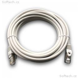 DATACOM Patch cord S, FTP CAT6A 5m šedý