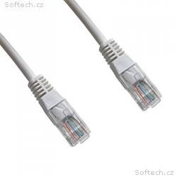 DATACOM Patch cord UTP CAT6 0,25m bílý