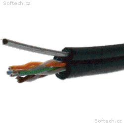 DATACOM UTP drát Cat5e 305m samonosný OUTDOOR blk