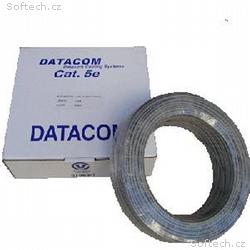 DATACOM UTP drát cat5e bal.100m šedý