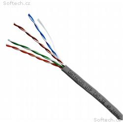 DATACOM UTP flex, Cat5e PVC,šedý,100m, lanko