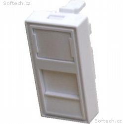 DATACOM Modul 45x22,5mm do parapet.lišty s clonkou