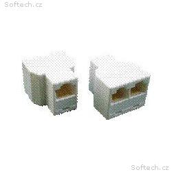 Dvojspojka 2 x RJ45 8p8c 