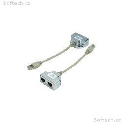 DATACOM Rozbočka STP 1xPC na 1TEL a 1TEL
