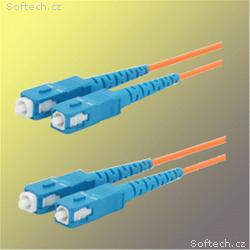 Optický patchkabel duplex SC-SC, 50, 125 um MM, 15