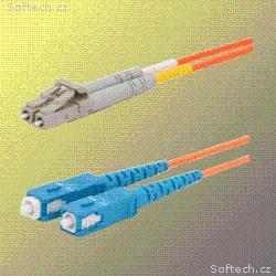 Optický patchkabel duplex LC-SC, 62,5, 125um MM, 1