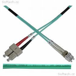 Optický patch kabel duplex LC-SC 50, 125 MM 10m OM