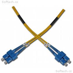Optický patchkabel duplexní, SC-SC 9, 125um SM 30m