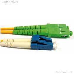Patchcord FO duplex LC-SC, APC 9, 125um SM, 1m, OS