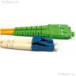 Patchcord FO duplex LC-SC, APC 9, 125um SM, 7m, OS