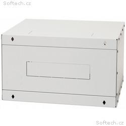 19"rozvaděč jednodíl.9U, 400mm FLAT-PACK plech.dv.