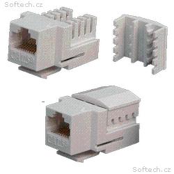 DATACOM Keystone UTP RJ45 Cat5E Dual MINI bílý