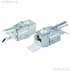 DATACOM STP Keystone 10G RJ45 CAT6A Silver
