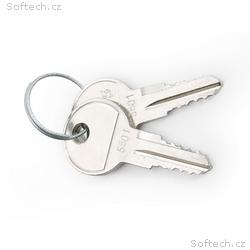 Klíč pro nástěnné a stojan. racky, 2ks na kroužku