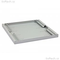 19" police A4 perforovaná 1U, 150mm, max.15kg čern