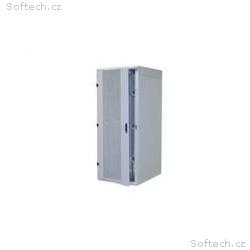 Dveře 42U pro rack 600mm široký, perforované, šedá