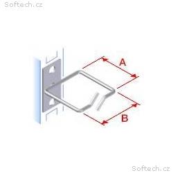 Vyvazovací háček 40x40 D1 kov levý fix,čelní gate