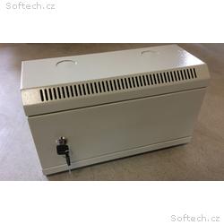 10" rack jednodílný 4U, 140 DATACOM Šedý plech.dve