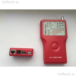 Univerzální Tester RJ12, RJ45, USB, BNC