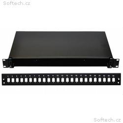 19" Optická vana 24xSC simplex černá aretace plast