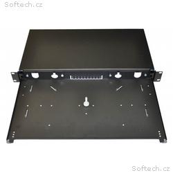 19" Optická vana 12xSC simplex černá aretace plast