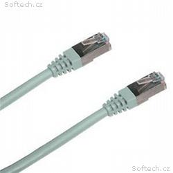 DATACOM Patch cord SFTP cat6 0,5m šedý