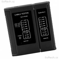 W-Star Tester UTP WS468BK, RJ45, RJ11, STP, Cat5e,