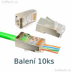 W-Star Konektor FTP RJ45EZ Cat6 10ks pozlacený 6SL
