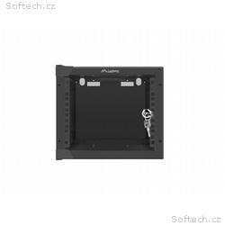 Nástěnný rack 10" 4U 280x310mm černý flat pack
