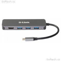 D-Link 5-in-1 USB-C Hub with HDMI, Power Delivery