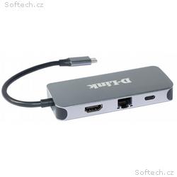 D-Link DUB-2335 6-in-1 USB-C Hub with HDMI, Gigbai