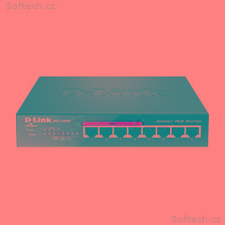 D-Link DGS-1008P 8x 1000 Desktop Switch, 4PoE port