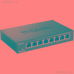 D-Link DGS-108 kovový 8-port 10, 100, 1000 Switch
