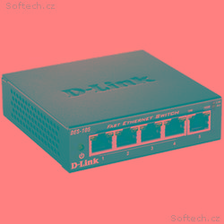 D-Link DES-105, E 5-port 10, 100 Metal Housing Des