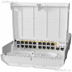 MikroTik CRS318-16P-2S+OUT - netPower 16P PoE