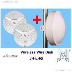 MikroTik KitLHGRad Wireless Wire Dish + Radomové z