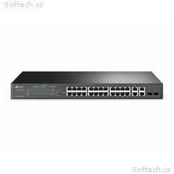 TP-Link SL2428P 24x10, 100Mbps+4xGb smart switch, 