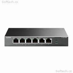 TP-link TL-SF1006P 6x10, 100 (4xPOE+) 67W kovový C