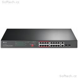 TP-link TL-SL1218MP Switch 16x 10, 100M, 2G, 1 Com