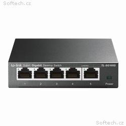 TP-Link TL-SG105S Switch 5-portový Gigabitový Stol