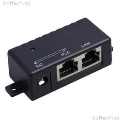 Maxlink pasivní PoE adaptér s LED, jack 2,1, 5,5mm