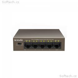 Tenda TEF1105P-4-63W PoE AT switch 4x PoE 802.3af,