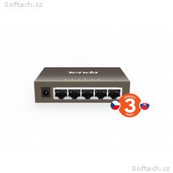 Tenda TEG1005D - 5x 10, 100, 1000 Mbps Kovový Swit