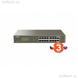 Tenda TEG1116P-16-150W PoE AT Gigabit switch 16x 1