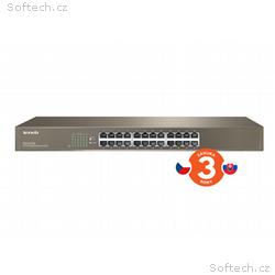 Tenda TEG1024G 24x Gigabit Switch, Fanless-bez ven