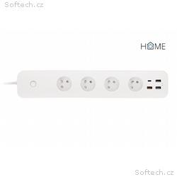 iGET HOME Power 4 USB - WiFi chytrá prodlužka 4x 2