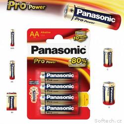 Alkalická baterie AA Panasonic Pro Power LR6 4ks